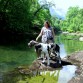 En la Monográfica de Cantabria, en el río para escapar del calor.